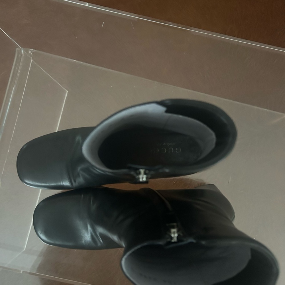 Gucci Black Leather Ankle Boots - Picture 5 of 8
